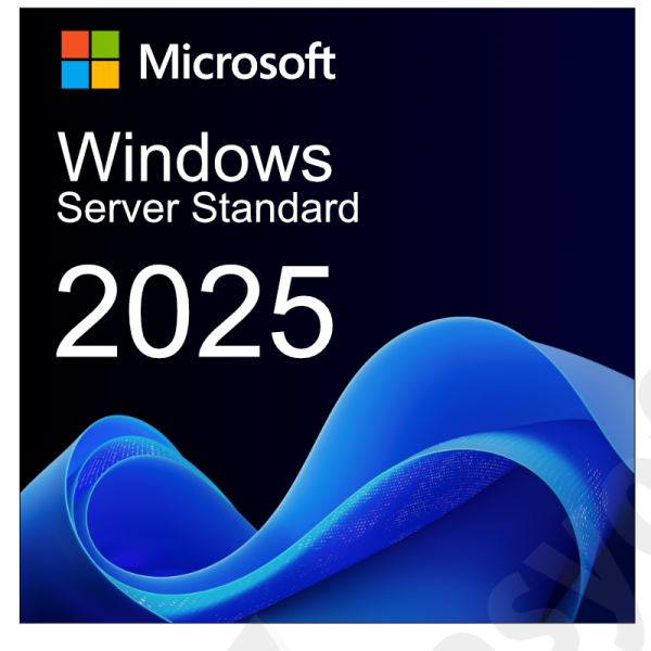 Windows Svr Std 2025 64Bit English 1pk DSP OEI DVD 16 Core (EP2-25187)